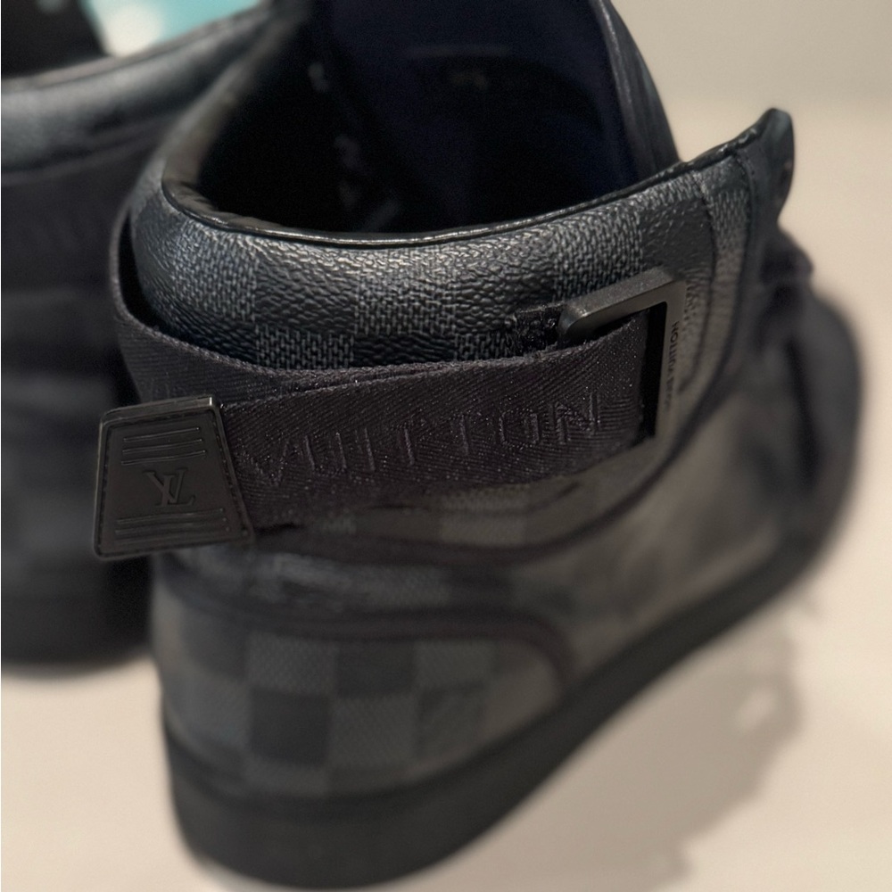 Louis Vuitton Damier Graphite High-Top Sneakers